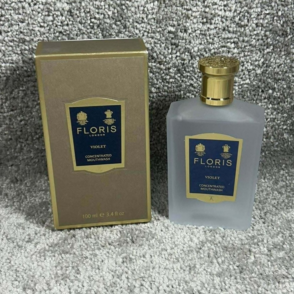Floris London Concentrated Mouthwash Violet Floral Scented 100ml 3.4oz